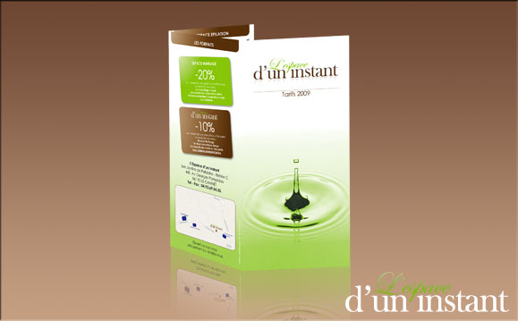 L'Espace d'un Instant Dépliant